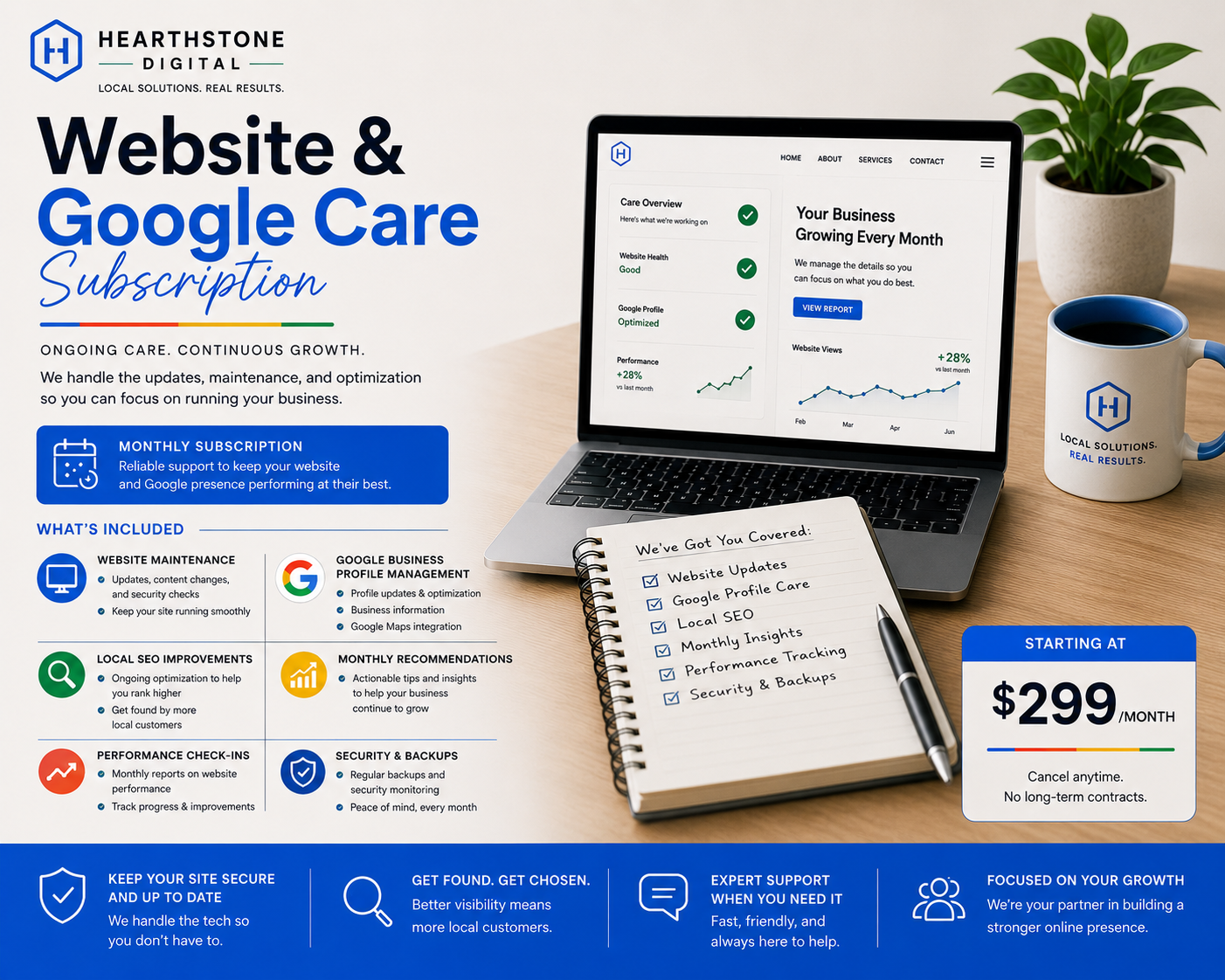 Website & Google Subscription